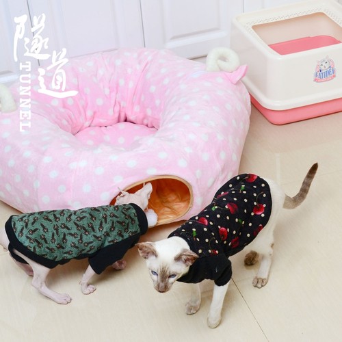 可折叠猫隧道帐篷窝四季自嗨玩具