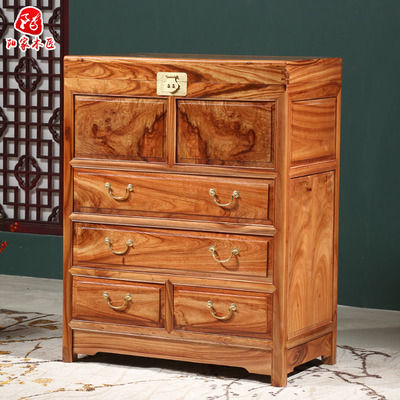 百年老樟木五斗柜箱柜香樟木玄关