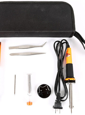 钢盾T130011便携7件套30W电烙铁套装镊子/焊锡丝/吸锡器/烙铁架/[