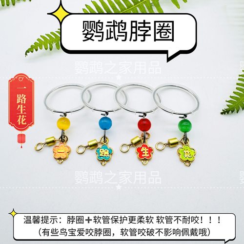 鹦鹉脖套小太阳玄凤和尚金太阳脖套虎皮牡丹栓鸟放飞牵引绳链子