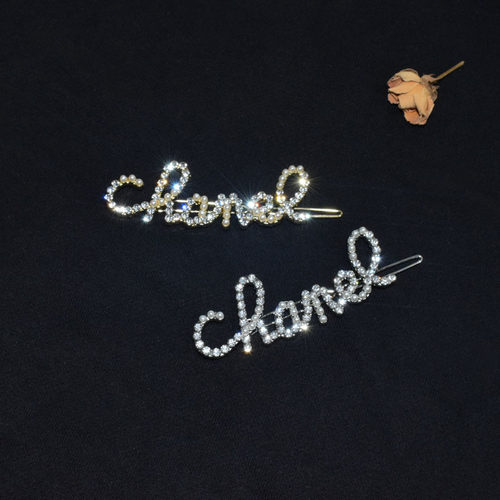 ins风新款英文字母边夹网红珍珠