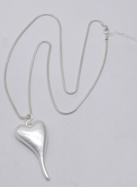 合金女式异形爱心项链