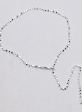 冷淡风合金女式别针项链