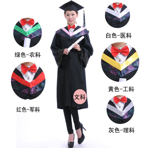 成|考报|名费文科理科缘梦定制学士硕士学位服大学生毕业礼服