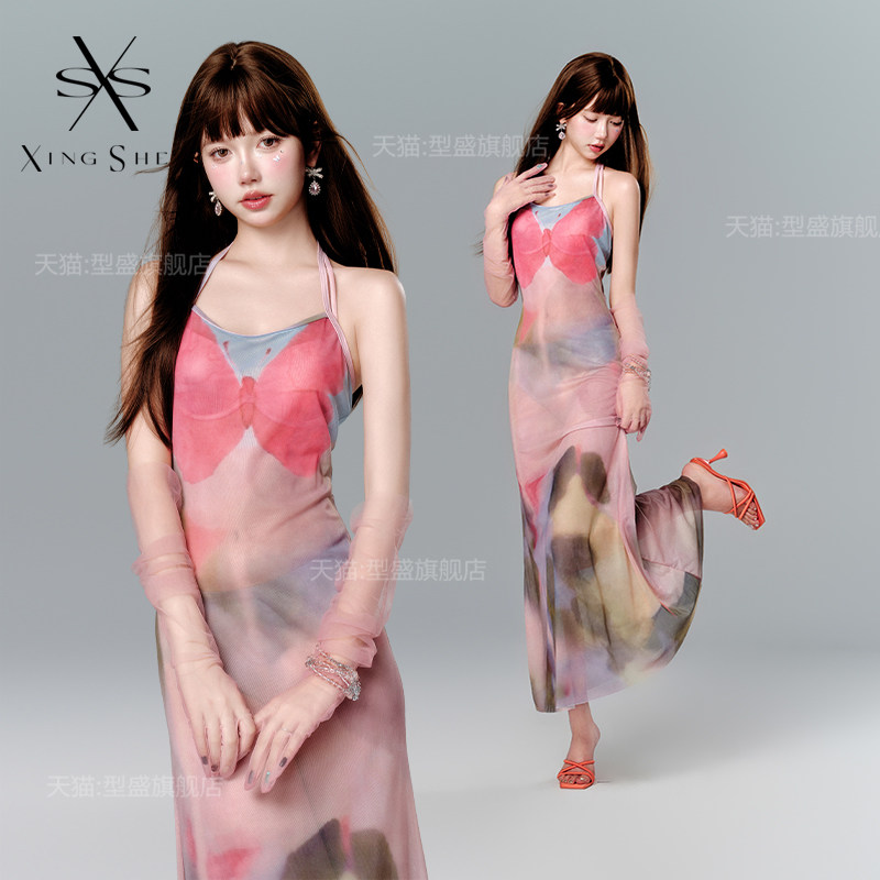 比基尼泳衣女2026新款性感分体三件套小胸聚拢防晒大长裙海边度假