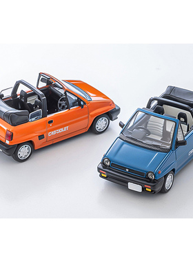 TLV车模262c/d 1:64 本田CITY 橙色合金车模仿真汽车模型收藏摆件