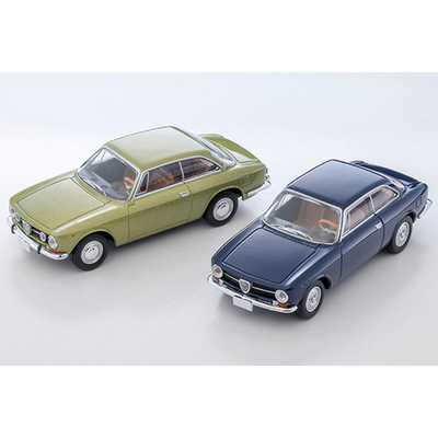TLV车模154c 1:64 阿尔法罗密欧双车 合金车模仿真车模型收藏摆件