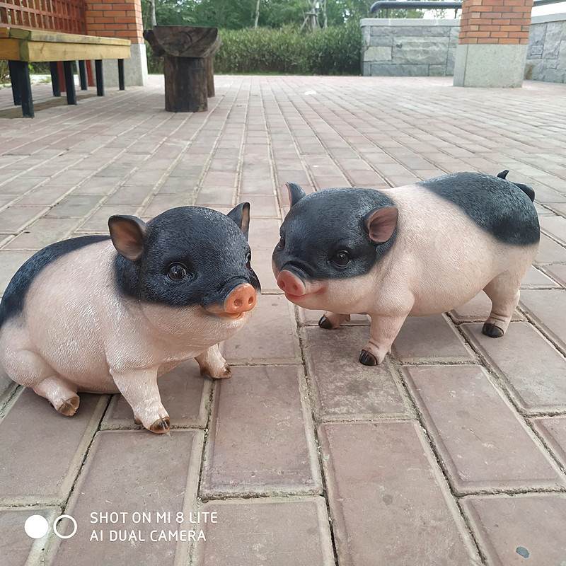 仿真小猪庭院造景动物田园装饰