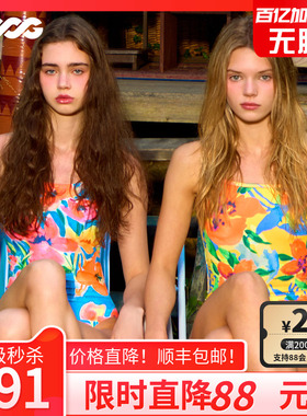 HOOG泳衣女2026年新款高级感连体遮肚泳衣专业训练游泳馆专用泳装