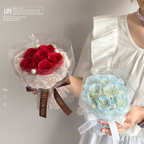 永生花玫瑰情人节送男女朋友
