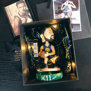 Thompson doll birthday gift for boys basketball star bracelet Kobe James doll hand-made model around
