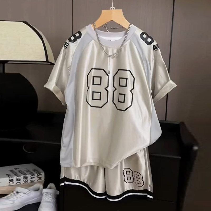 运动篮球服速干短袖套装