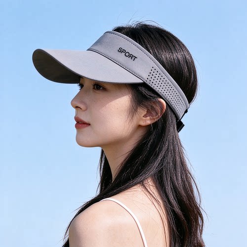 AL防晒空顶户外运动帽男女跑步帽