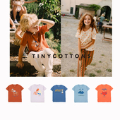 77MODE 儿童T恤 Tinycottons 555 SS22春夏新款 短袖 正品 不退货