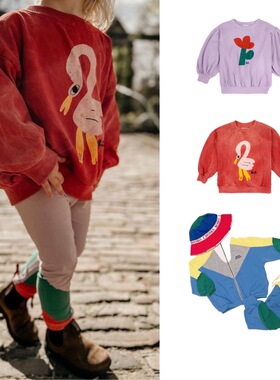 现货！【77MODE】BOBOCHOSES 23SS上衣新款卫衣外套上衣男女童