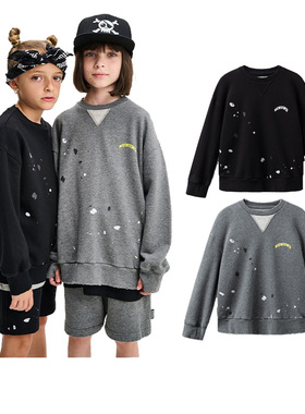 3.7z 清仓不退！现货正品! NUNUNU春夏新款泼墨卫衣 以色列进口