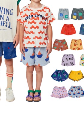 现货！【77MODE】BOBOCHOSES 23SS新款短裤裤子小众潮牌男女童