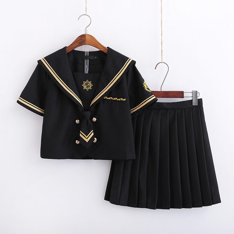 复古女生套装学生装暗黑jk制服闺蜜装夏女装时尚新款秋季日制(用36.79元券)