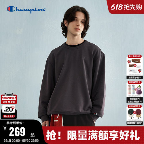 Champion冠军圆领卫衣男