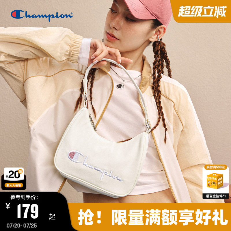 Champion冠军腋下包26夏季新款女纯色刺绣时尚单肩包潮牌手拎包