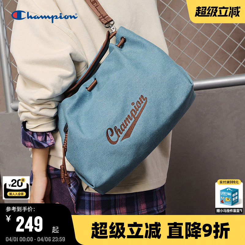 Champion冠军单肩包26春季新款女大容量通勤斜挎包男时尚休闲背包