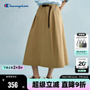 半裙 Champion冠军半身裙25夏季 卡其a字秋季 中长裙女美式 风工装