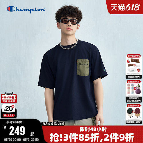 Champion冠军宽松短袖T恤