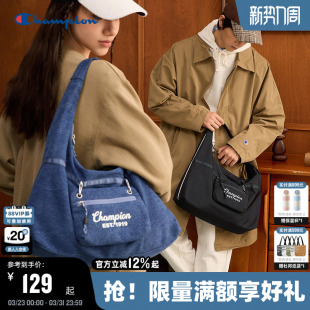 Champion冠军秋冬新款云朵包单肩男女时尚手拎包情侣休闲斜挎包