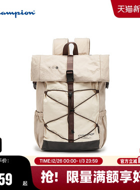 Champion冠军双肩包2025秋冬新款男户外大容量登山包休闲包女背包