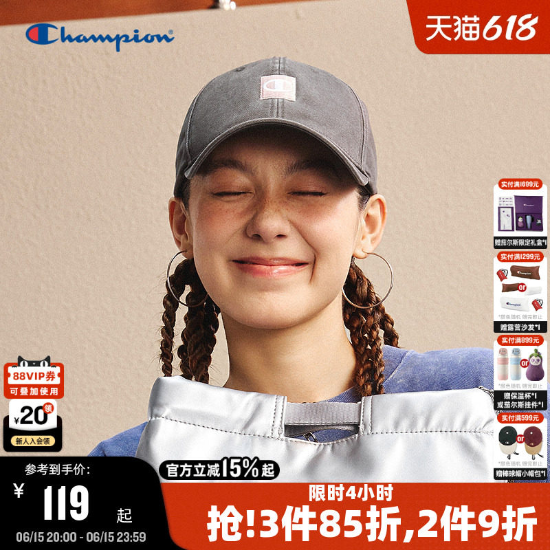 Champion冠军棒球帽2026夏季新款男女情侣潮流休闲户外遮阳鸭舌帽