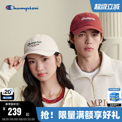 Champion冠军复古大头围鸭舌帽