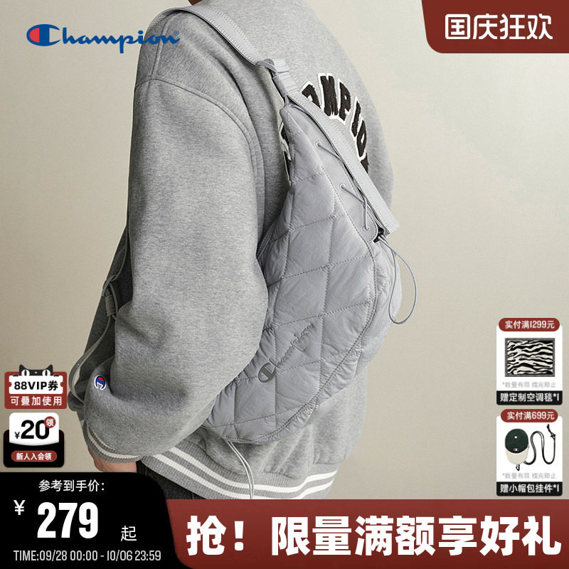 Champion冠军绗缝单肩包