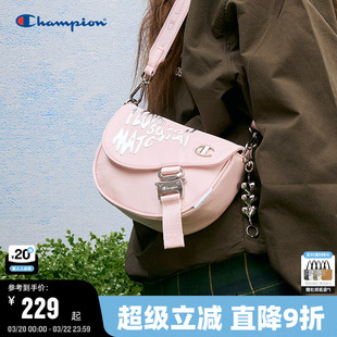 情人节系列Champion冠军2025年春季新款单肩包马鞍包女情侣斜挎包