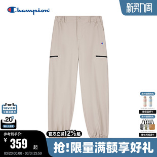 直筒秋季 拉链口袋长裤 工装 裤 Champion冠军休闲裤 束脚裤 男25夏季