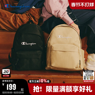 Champion冠军双肩包秋冬女新款背包大容量书包男旅行包运动包字母