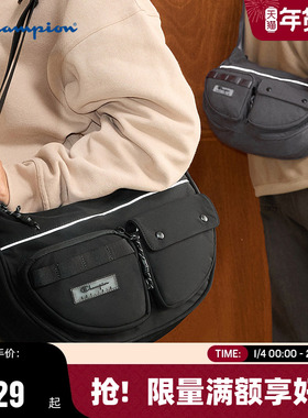 Champion冠军2024秋季新款Multi单肩包男女情侣休闲斜挎时尚通勤