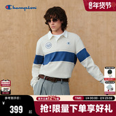 Champion冠军POLO衫 T恤复古学院风休闲风女潮 长袖 男2026春季 新款