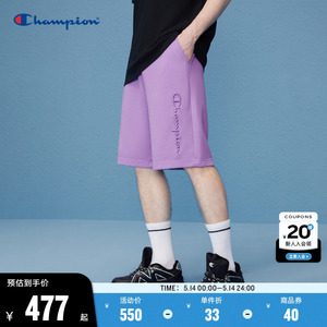 Champion冠军短裤男2024夏季新款美式潮流刺绣logo休闲直筒裤潮牌