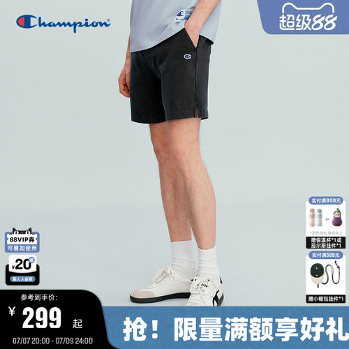 Champion冠军休闲短裤男