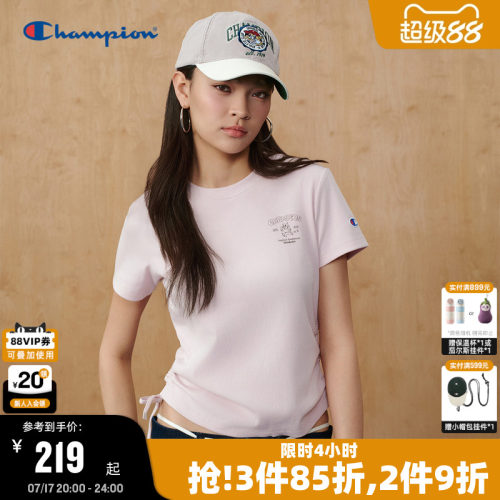 Champion趣味印花女款短袖T恤