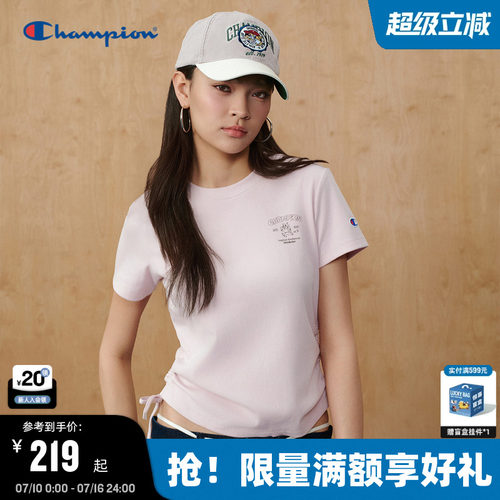 Champion趣味印花女款短袖T恤