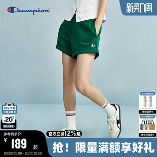 学院风运动裤 新款 美式 潮流短卫裤 Champion冠军短裤 热裤 女2025夏季