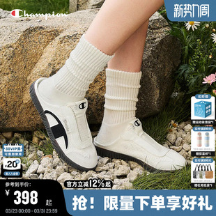 女26夏季 包头半拖鞋 新款 一脚蹬懒人鞋 德训穆勒鞋 Champion冠军拖鞋