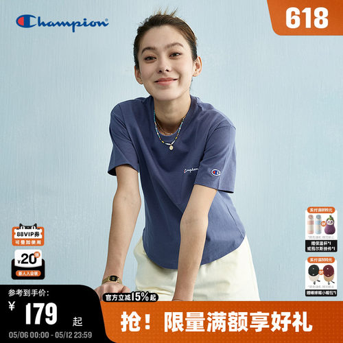 Champion冠军短袖纯棉女