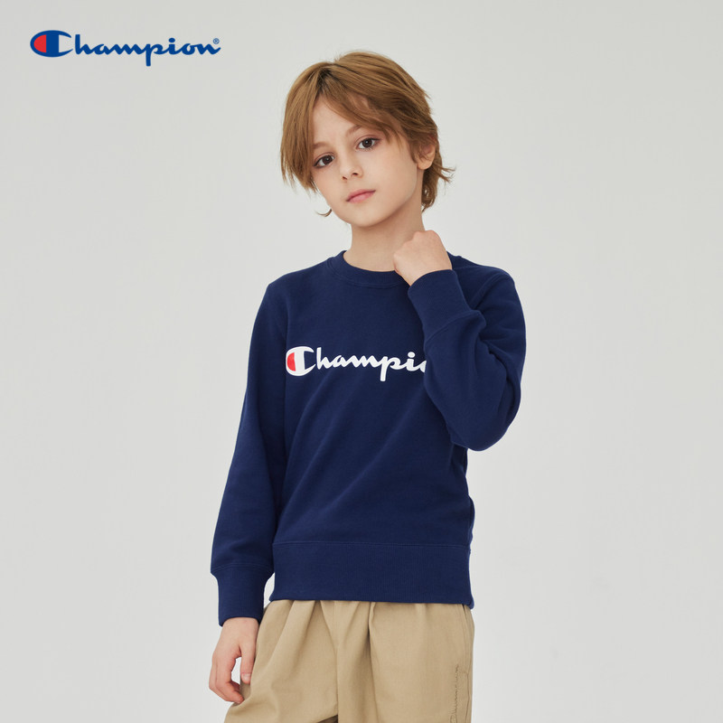 Champion冠军儿童25秋季新款男女大小童内搭宽松套头运动卫衣外套,童装/婴儿装/亲子装,卫衣/绒衫,淘宝优惠券,粉丝福利购,淘宝优惠卷