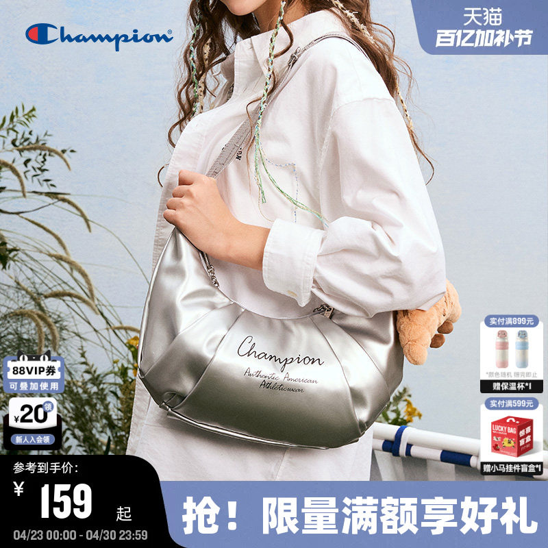 Champion冠军25秋冬新款单肩包男女情侣休闲斜挎包潮流休闲可颂包