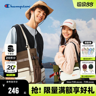 Champion冠軍單肩包男25春季 漫野托特包女情侶戶外運動斜挎包 新款