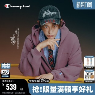 拉链开衫 新款 Champion冠军连帽卫衣男25秋季 外套女 丁禹兮同款