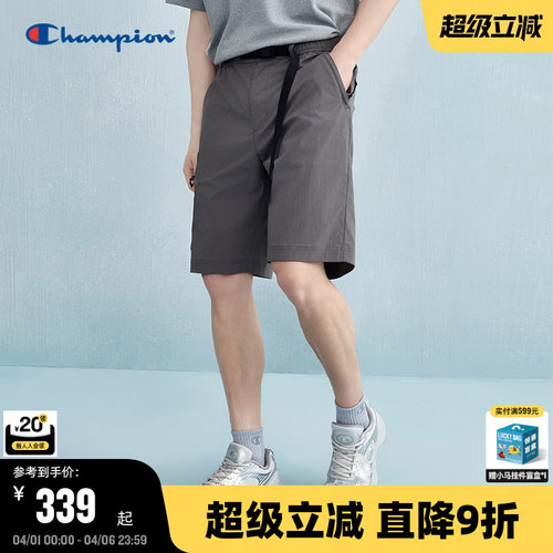 Champion冠军工装风短裤