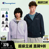 外套女潮 活力运动风拉链开衫 Champion冠军连帽卫衣男2026春季 新款